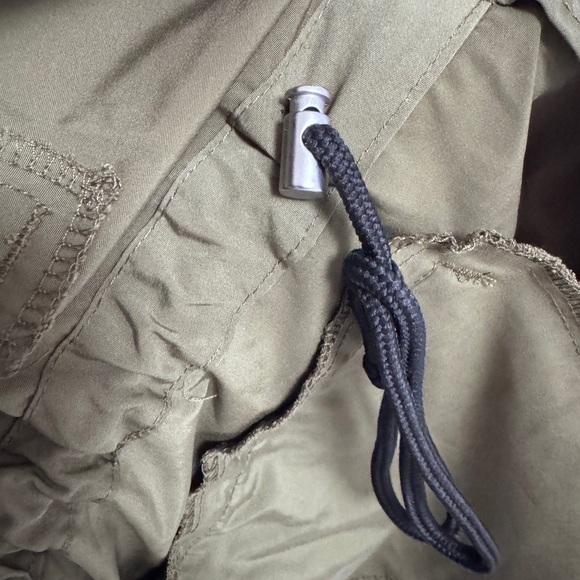 SANCTUARY ARMY GREEN RAIN COAT SIZE SMALL - Picture 5 of 15